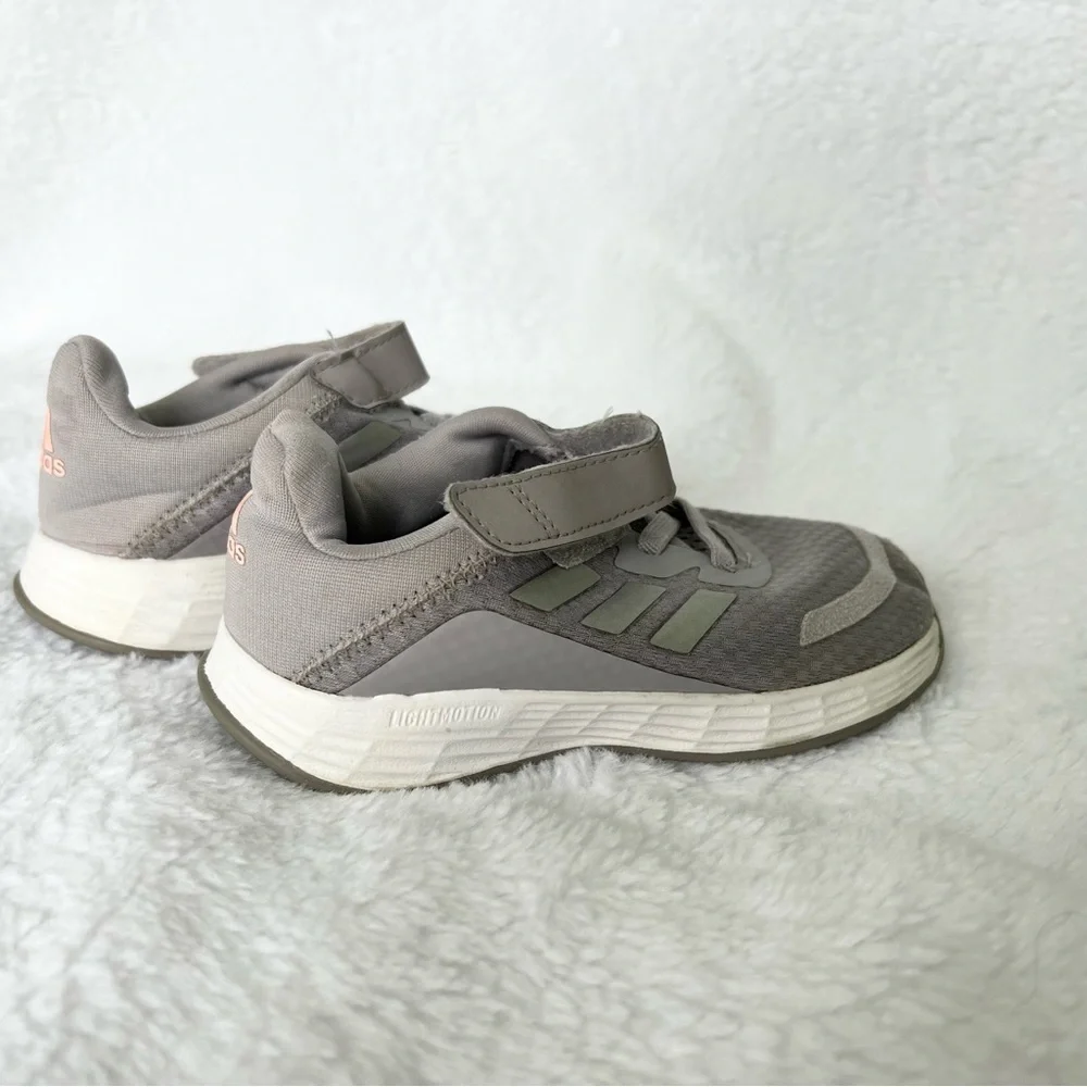 Adidas Duramo Toddler Girls Shoes - Size 9 - Color Grey - Picture 1 of 16